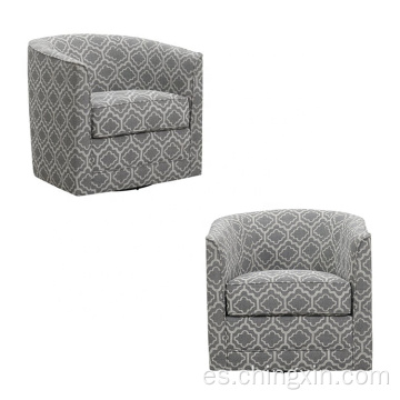 Silla giratoria gris silla de sala de estar sillas